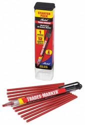Markal Paint Marker, Permanent, Red  96132