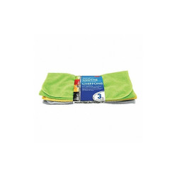 Carrand Microfiber Cloth,12" x 16",Assorted,PK3 40061