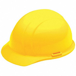 Erb Safety Hard Hat,Type 1, Class E,Pinlock,Yellow 19762