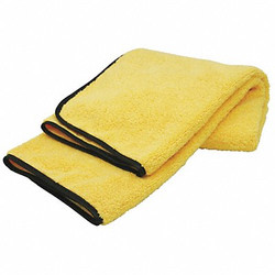 Carrand Microfiber Cloth,22" x 36",Yellow 40059AS