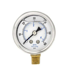 Pic Gauges Pressure Gauge,1/8 in. NPT,1-1/2in 201L-158D