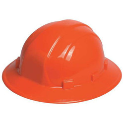 Erb Safety Hard Hat,Type 1, Class E,Pinlock,Orange 19503