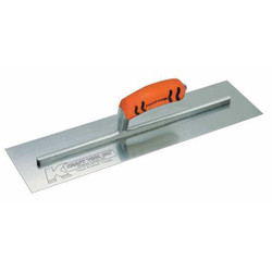 Kraft Tool Square End Trowel,16inL,4inW,CarbonSteel CF222PF