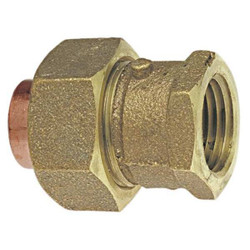 Nibco Fitting Union,Cast Bronze,1-1/4",CxFNPT 7333 11/4