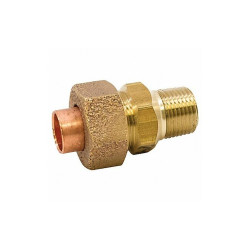 Nibco Fitting Union,Cast Bronze,1-1/2",CxMNPT 7334 11/2