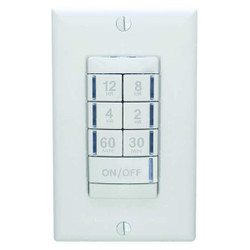 Sensorswitch Wall Switch Timer, White, 120/277V AC PTS 720 WH