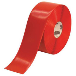 Mighty Line Floor Tape,Red,4 inx100 ft,Roll 4RR