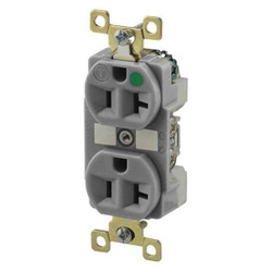 Sim Supply Receptacle,Gray,20A,5-20R NEMA Config.  BRY8300GRY