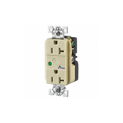 Sim Supply Receptacle,Ivory,20A,3 Wires,3 Wires  SP53IA