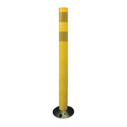 Manufacturer Varies Delineator Post,Height 28 In,Yellow 04-728Y
