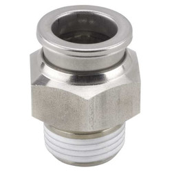 Smc Adapter,Thread 3/8 In.,Tube 1/2 In. KQG2H13-N03S