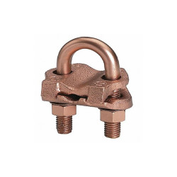 Burndy Connector,Copper,Overall L 6.38in GAR2229