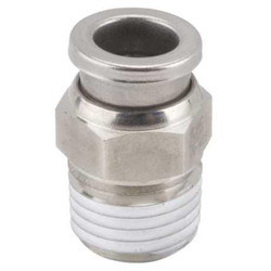 Smc Adapter,Thread 1/4 In.,Tube 1/2 In. KQG2H13-N02S