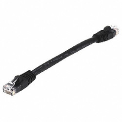 Monoprice Patch Cord,Cat 6,Booted,Black,0.5 ft.  7498
