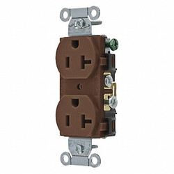Sim Supply Receptacle,Brown,20A,2 Poles,3 Wires  CRS20