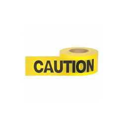 Sim Supply Barricade Tape, Yellow, 1,000 ft L, 3 in  16000