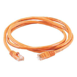 Monoprice Patch Cord,Cat 5e,Booted,Orange,5.0 ft. 3379