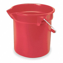 Rubbermaid Commercial Bucket,2 1/2 gal,Red FG296300RED