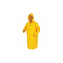 Mcr Safety Rain Coat,Unrated,Yellow,XL 200CXL