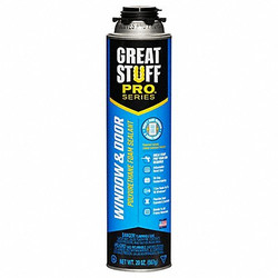 Great Stuff Spray Foam Sealant,Yellow,20 oz  00187273