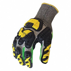 Ironclad Performance Wear Impact Gloves,L,Foam Nitrile Palm,PR  INDI-KC5G-04-L