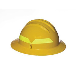 Bullard Fire Helmet,Yellow,Full-Brim FHYLR