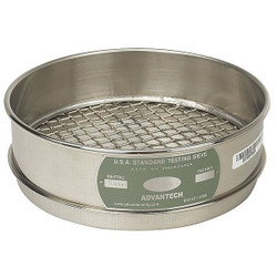 Advantech Manufacturing Sieve, #35, S/S, 8 In, Full Ht 35SS8F