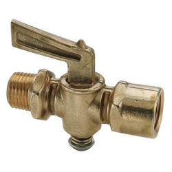 Parker Ground Plug Shutoff Cock Valve,1/8 In V402P-2-2