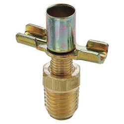Parker Drain Cock,1/4",Brass,MNPT DC606-4