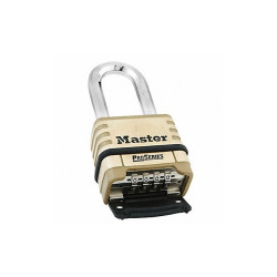 Master Lock Combination Padlock,1 15/16in,Rectgle 1175DLH