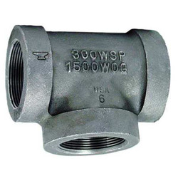Anvil Tee,Malleable Iron,3/8 in Pipe Size,FNPT 0310515804