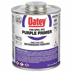 Oatey PVC Primer,Purple,32 oz.  30758