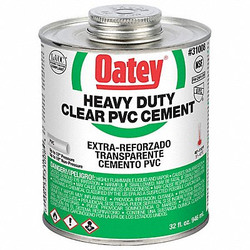 Oatey Pipe Cement,32 fl oz,Clear 31008