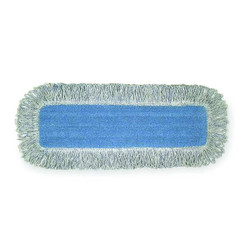 Rubbermaid Commercial Mop Pad,Blue,Microfiber FGQ41600BL00