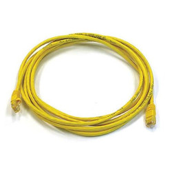 Monoprice Patch Cord,Cat 6,Booted,Yellow,10 ft. 3443