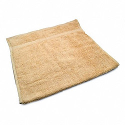 R & R Textile Bath Towel, 16x30 In, Beige,PK12 X02330