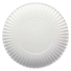 Manufacturer Varies Disposable Paper Plate,9 in,White,PK1000 13109