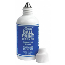 Markal Paint Marker, Permanent, Blue 84625