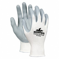 Mcr Safety Coated Gloves,Nylon,S,PK12  9673GWS