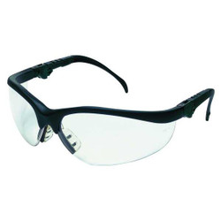 Mcr Safety SafetyGlasses,Clear,ScratchResistant,Blk KD310