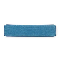 Rubbermaid Commercial Mop Pad,Blue,Microfiber FGQ41100BL00