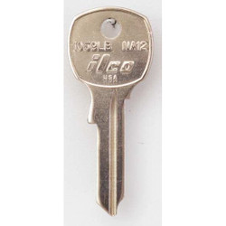 Kaba Ilco Key Blank,Brass,Type NA12,5 Pin,PK10 1069LB-NA12