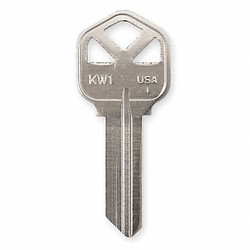 Kaba Ilco Key Blank,Nickel,Type 1176,5 Pin,PK50 KW1-NP