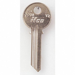Kaba Ilco Key Blank,Brass,Type Y2,6 Pin,PK10 999A-Y2