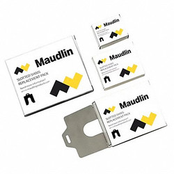 Maudlin Products Slotted Shim,Tabbed,0.002" Thk,3" L,PK20 MSB002-20