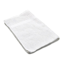 R & R Textile Hand Towel,27 in L,White 51620