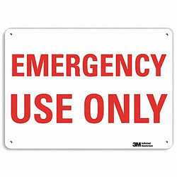 Lyle Safety Sign,7 in x 10 in,Aluminum U7-1156-RA_10X7