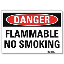 Lyle Danger Sign,7inx10in,Reflective Sheeting U3-1505-RD_10X7