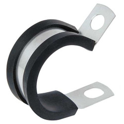 Manufacturer Varies Clamp,Cushioned,EPDM,Dia. 1/2 In,Pk25 COL0809SS