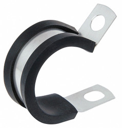 Sim Supply Clamp,Cushioned,EPDM,Dia. 1/2 In,Pk25  COL0809SS